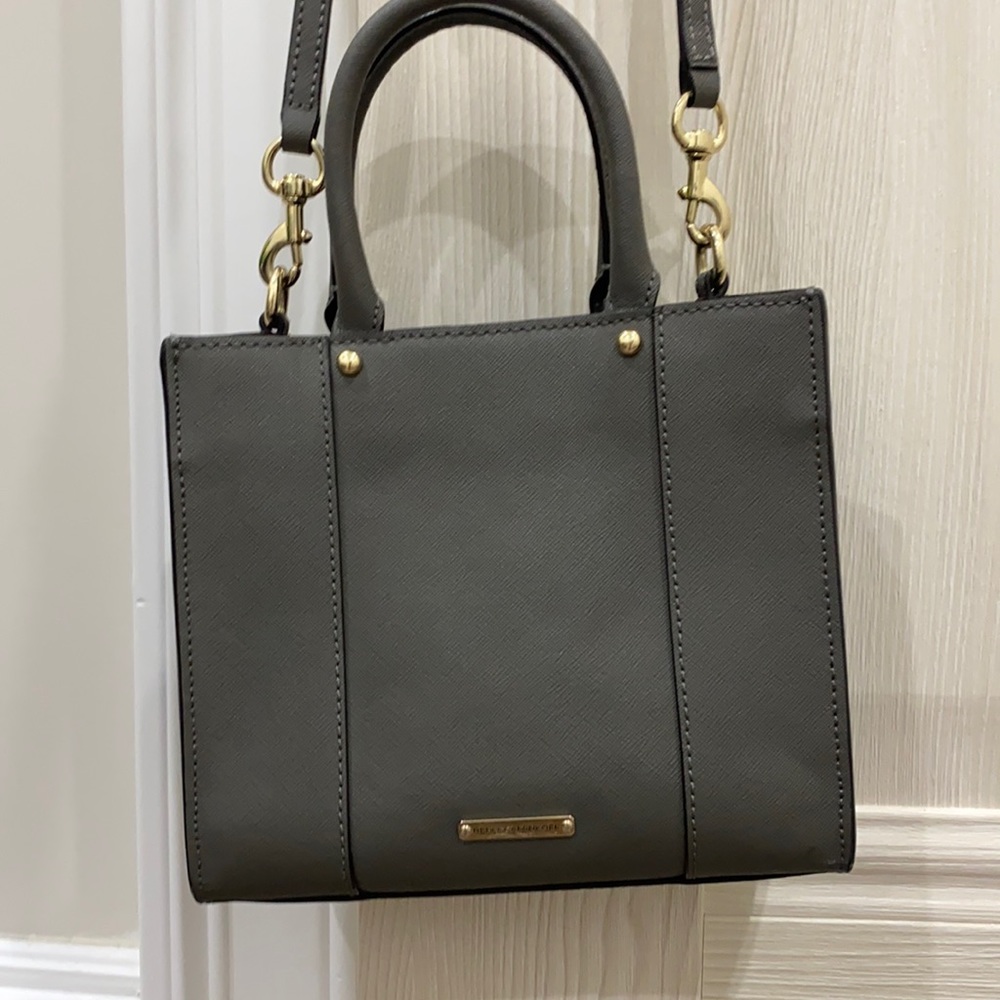 Rebecca Minkoff gray crossbody bag